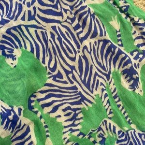 Lilly Pulitzer zebra pattern infinity scarf